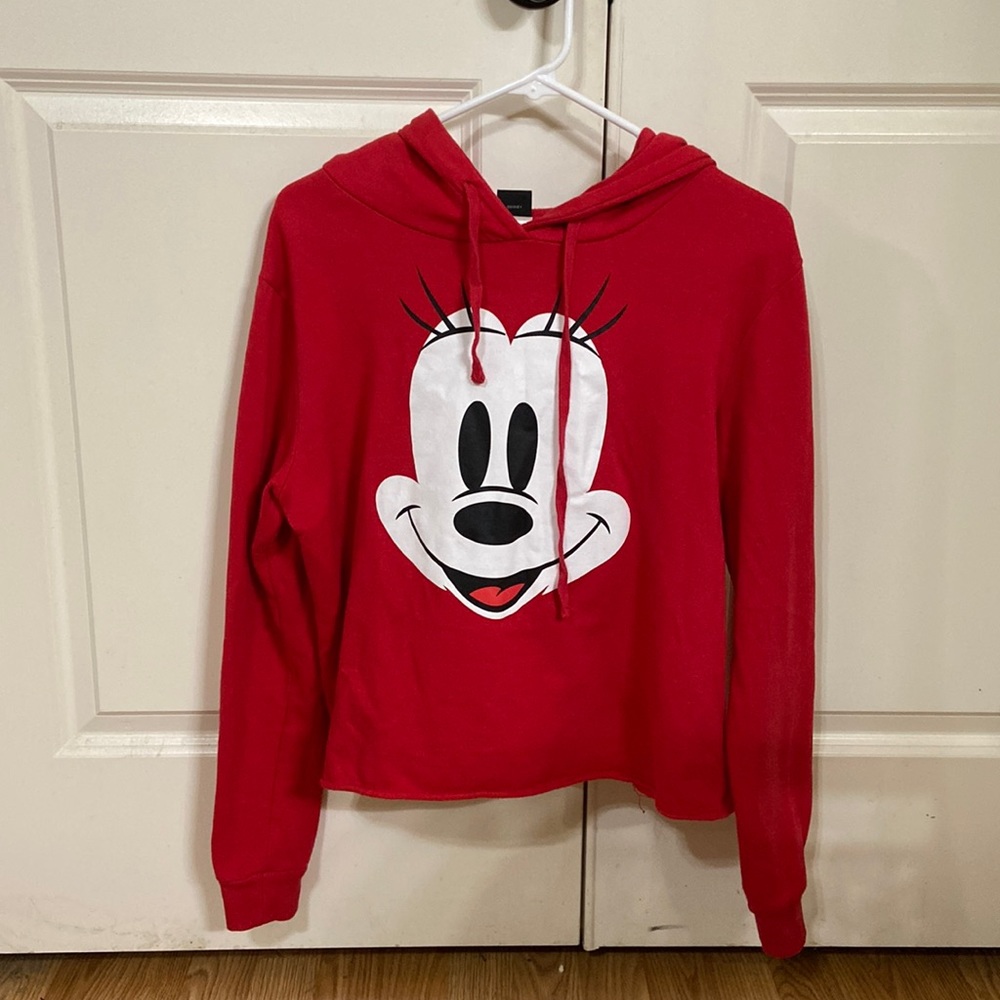 Red Minnie Mouse hoodie